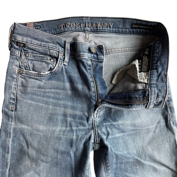 COH Citizens of Humanity Rocket Crop High Rise Skinny Jean Blue Size 28 - Picture 3 of 10